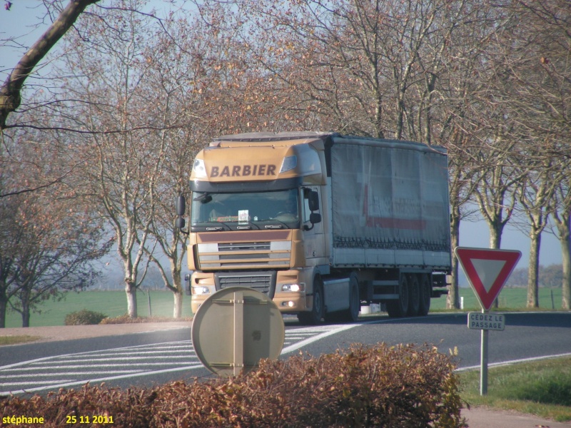 Camion des transports barbier sur la national